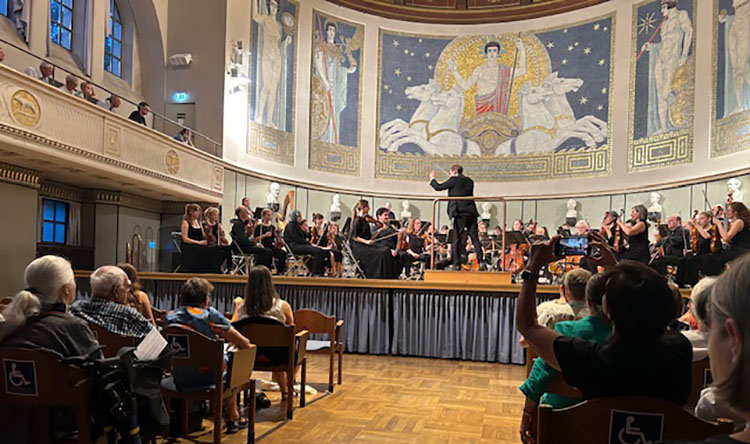 Das Konzert in der gr0ßen Aula der Ludwig-Maximillians-Universität